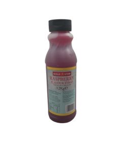 NGRS012 GOLD STAR RASPBERRY SYRUP 1.2KG