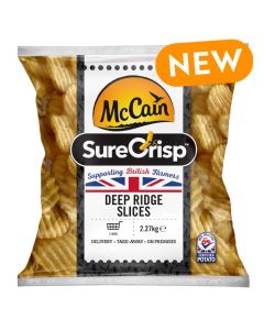 ISPS000 MCCAIN SURECRISP DEEP RIDGE POTATO SLICES