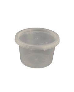 MSCL004 SATCO CLEAR CUPS AND LIDS 4 oz