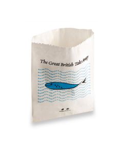 MGLB001 BLUE FISH 1 LINED BAGS 7x9in