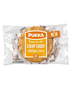 HPCC012 PUKKA CHIP SHOP CHICKEN CURRY PIE