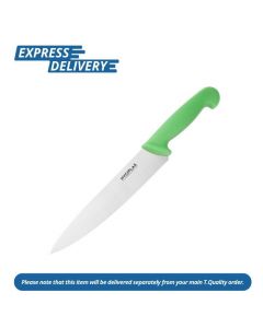 UNIS177 HYGIPLAS CHEF KNIFE GREEN 21.8CM