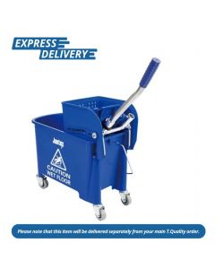 UNIS573 JANTEX KENTUCKY MOP BUCKET AND WRINGER 20Ltr BLUE
