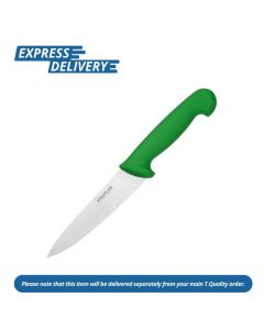 UNIS178 HYGIPLAS CHEF KNIFE GREEN 15.5CM