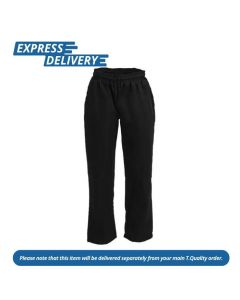 UNIS138 WHITES VEGAS CHEF TROUSERS POLYCOTTON BLACK XL