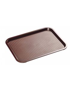 UDRY348 F/FOOD SERVING TRAY BROWN   FF-ST BROWN