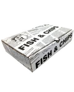 MNBM100 NEWSPRINT FISH N CHIP BOX MEDIUM