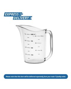 UNIS052 VOGUE POLYCARBONATE MEASURING JUG 1LTR