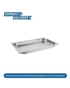 UNIS304 VOGUE STAINLESS STEEL 1/1 GASTRONORM TRAY 40MM