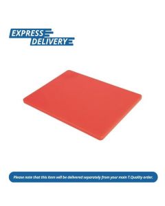 UNIS099 HYGIPLAS LOW DENSITY RED CHOPPING BOARD STANDARD