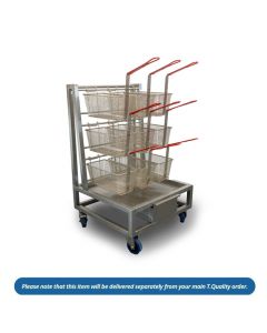 UHOP013 FRY BASKET TROLLY - HOLDS UPTO 9 BASKETS