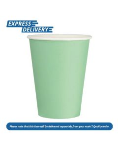 UNIS589 FIESTA SINGLE WALL TAKEAWAY COFFEE CUP TURQUOISE 12oz