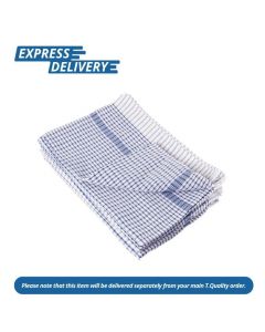 UNIS189 VOGUE WONDERDRY BLUE TEA TOWELS (PACK OF 10)