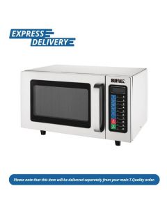 UNIS071 BUFFALO PROGRAMMABLE COMMERCIAL MICROWAVE 25LTR 1000W