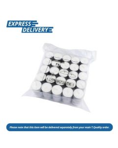 UNIS415 OLYMPIA 8 HOUR TEALIGHTS (PACK OF 75)