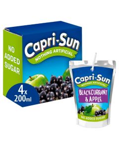 SCSB004 CAPRI SUN BLACKCURRANT & APPLE 4 POUCH