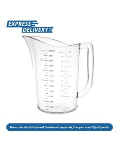 UNIS054 VOGUE POLYCARBONATE MEASURING JUG 3LTR