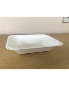 MCTM500 MEDIUM BAGASSE TRAY COMPOSTABLE