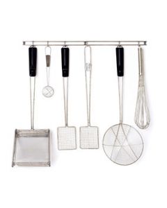 UDRY043 STAINLESS STEEL UTENSIL RACK 12 HOOKS URH (RACK ONLY)