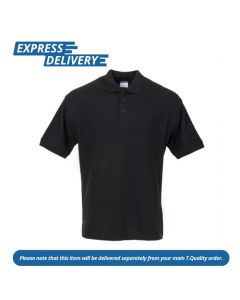 UNIS562 UNISEX POLO SHIRT BLACK - M
