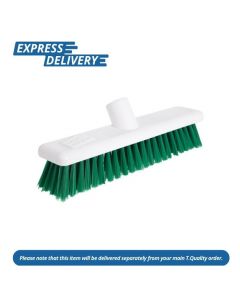 UNIS090 JANTEX SOFT HYGIENE BROOM GREEN 12IN