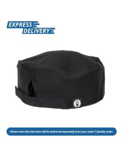 UNIS143 CHEF WORKS COOL VENT BEANIE BLACK