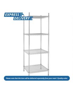 UNIS508 VOGUE 4 TIER WIRE TOWER UNIT 610x610mm