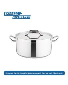 UNIS463 STAINLESS STEEL STEW POT WITH LID 32CM