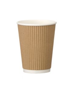 MBRC012 12OZ BROWN RIPPLE CUPS 1X500