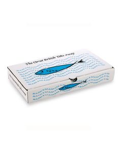 MBBL100 BLUE FISH BOARD FISH & CHIP BOXES LARGE