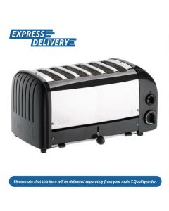 UNIS490 DUALIT 6 SLICE VARIO TOASTER BLACK