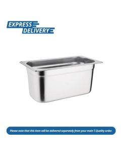 UNIS301 VOGUE STAINLESS STEEL 1/3 GASTRONORM TRAY 150MM