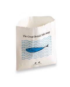 MGLB004 BLUE FISH 4 LINED BAGS 6x7.5in