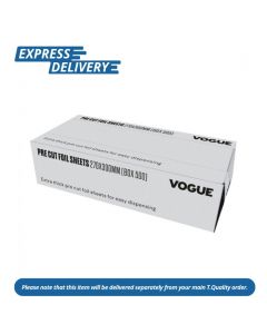 UNIS579 VOGUE ALUMINIUM FOIL SHEETS 270x300mm (500 pack)