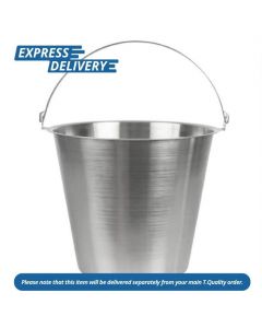 UNIS476 JANTEX STAINLESS STEEL BUCKET 12Ltr
