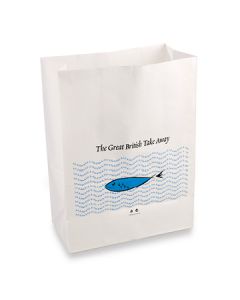 MCOB100 BLUE FISH LGE CARRY OUT BAGS 320 x170 x430mm -FITS LARGE BOX