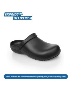 UNIS160 NISBETS ESSENTIALS CHEFS CLOG BLACK  4243