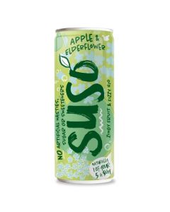 SSAE024 SUSO APPLE & ELDERFLOWER CANS