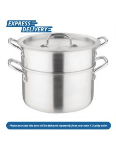 UNIS518 VOGUE ALUMINIUM DOUBLE BOILER PAN WITH LID