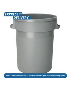 UNIS477 JANTEX BIN GREY 80Ltr