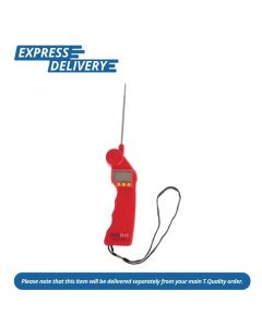 UNIS193 HYGIPLAS EASYTEMP COLOUR CODED RED THERMOMETER