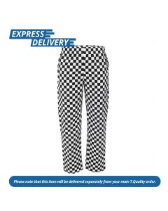 UNIS561 WHITES TROUSERS BLACK & WHITE CHECK XL
