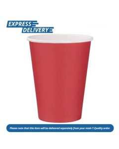 UNIS588 FIESTA SINGLE WALL TAKEAWAY COFFEE CUP RED 12oz