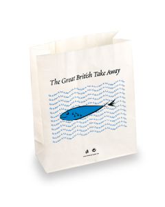 MGLB002 BLUE FISH 2 LINED BAGS 7x2.5x9in