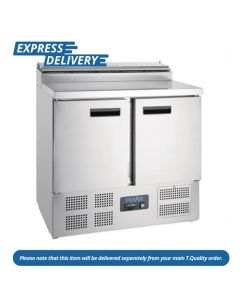 UNIS553 POLAR G-SERIES PIZZA PREP COUNTER FRIDGE 254Ltr
