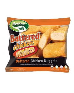 FMBN001 MEADOWVALE BATTERED CHICKEN NUGGETS 23g
