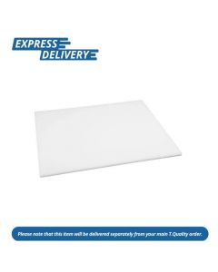 UNIS096 HYGIPLAS LOW DENSITY WHITE CHOPPING BOARD STANDARD