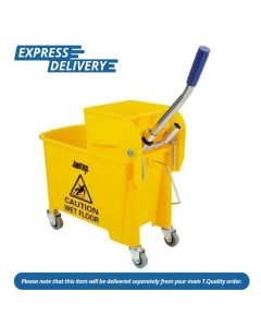 UNIS460 JANTEX KENTUCKY MOP BUCKET AND WRINGER 20LTR YELLOW