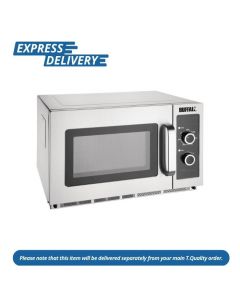UNIS072 BUFFALO MANUAL COMMERCIAL MICROWAVE OVEN 34LTR 1800W