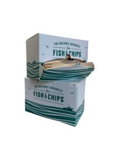 RTBF100 WOODEN FORK TRAWLER BRAND DISPENSER BOX